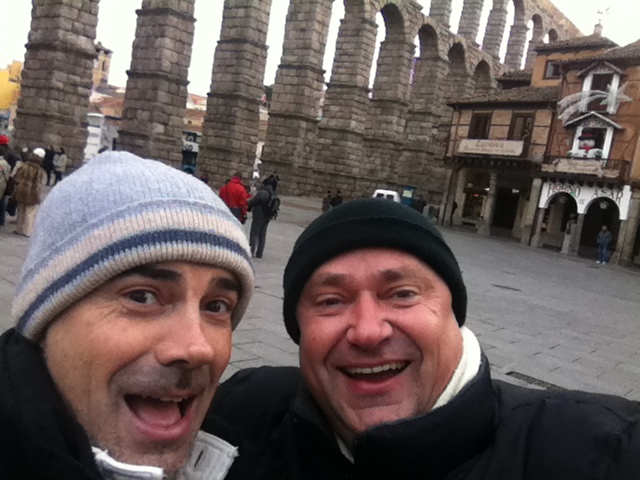 Diego Pons y Mario Schumacher en Segovia #saboreatrip