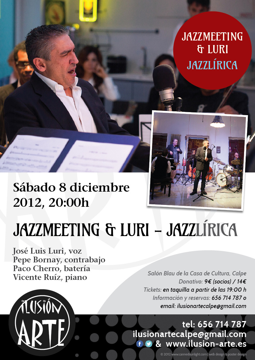 , &#8220;Jazzlírica&#8221; con JazzMeeting &#038; Luri &#8211; 08.Diciembre en Calpe (Costa Blanca), Mario Schumacher Blog