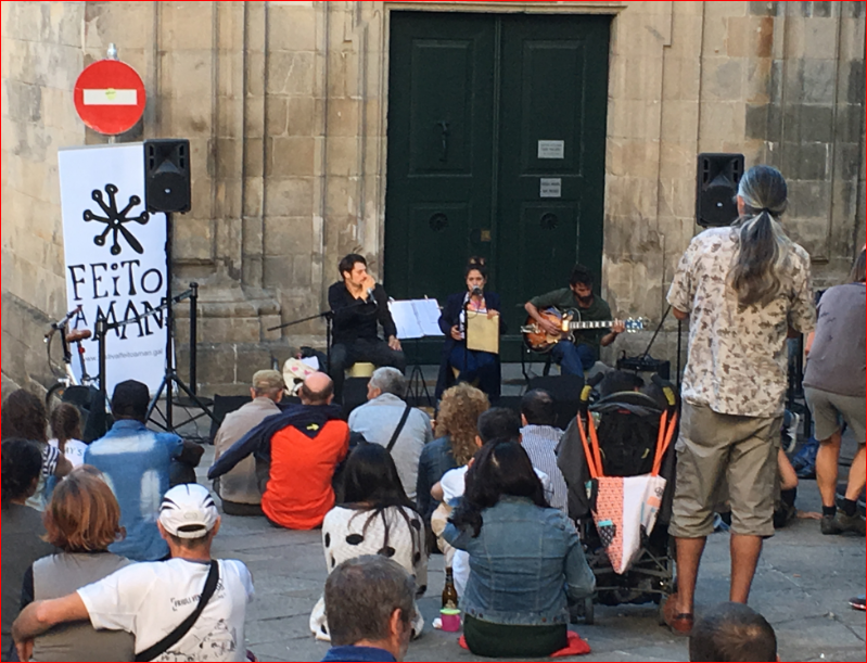 , Zwischen Pilgern und dem Jakobsweg in Santiago de Compostela (Spanien), Mario Schumacher Blog