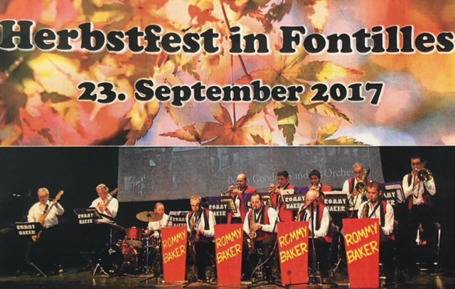 , Open Air-Konzert am 23.September mit &#8220;Rommy Baker´s Big Band&#8221; in Fontilles, Mario Schumacher Blog
